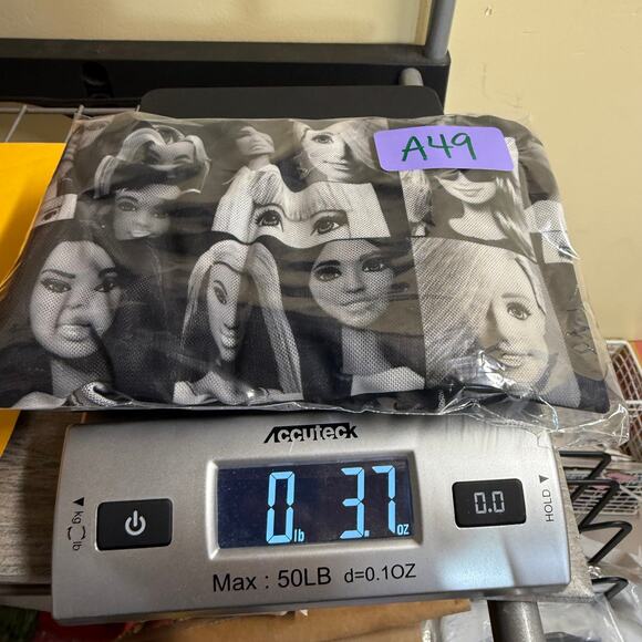 Barbie x Forever 21 Small Long Sleeve Top Sheer Mesh Doll Print Black Festival - Picture 13 of 13